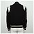 Saint Laurent Giacca Bomber in lana bianca e nera Teddy da uomo - vista 4