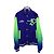 Louis Vuitton Mix Gradient Leather Varsity Jacket Blue