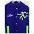 Louis Vuitton Mix Gradient Leather Varsity Jacket Blue - view 3
