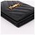 Saint Laurent Portafoglio nero placcato oro YSL - vista 9