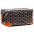 Goyard Clutch Bowling Unisex Black Tan