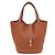 Hermès Bolsa Tote Lock Picotin Camel com ferragem Gold em couro Taurillon Clemence Marrom