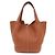 Hermès Bolsa Tote Lock Picotin Camel com ferragem Gold em couro Taurillon Clemence Marrom - vista 12