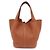Hermès Bolsa Tote Lock Picotin Camel com ferragem Gold em couro Taurillon Clemence Marrom - vista 3
