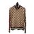 Gucci Zip-Up GG Jacquard XL Beige Marrone