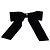 Chanel Schwarze Samthaarspange mit goldfarbenem CC-Logo Season