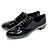 Prada Lacklederschuhe Schwarz - Ansicht 2
