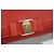 Salvatore Ferragamo Borsa a Spalla Ferragamo Barabow Flap Chain Rosso - vista 3