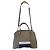 Prada Borsa Tote Vitello Daino Grigio chiaro Marrone