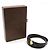 Louis Vuitton Pulseira com bracelete de couro verniz Amaranthe Ouro Preto - vista 2
