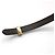 Louis Vuitton Pulseira com bracelete de couro verniz Amaranthe Ouro Preto - vista 7