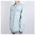 Bottega Veneta Oversized Denim-Hemd mit Bleich-Effekt Weiß - Ansicht 2
