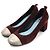 Lanvin Ballerine con punta rinforzata in scamosciato bordeaux Rosso - vista 2