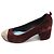 Lanvin Ballerine con punta rinforzata in scamosciato bordeaux Rosso - vista 3