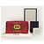 Gucci Red Box Logo Printed Leather Zip Long Wallet - view 6