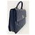 Chanel Borsa a mano con manico superiore Trendy CC Large in agnello blu navy e oro champagne - vista 4