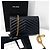 Saint Laurent Borsa a tracolla WOC con catena nera Nero - vista 5