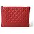 Chanel Clutch Caviar New Rosso