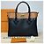 Louis Vuitton Borsa Tote On My Side MM Nero - vista 2