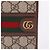 Gucci Ophidia GG Gold Plated Three Stripe Long Wallet Brown - view 3