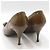Salvatore Ferragamo Patentleder-Pumps mit silberner Schleife Braun - Ansicht 5