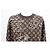 Louis Vuitton Monogram Embroidered Wool Crewneck Black - view 4