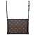 Louis Vuitton Clutch e borsa messenger Monogram Macassar Marrone