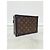 Louis Vuitton Clutch e borsa messenger Monogram Macassar Marrone - vista 4