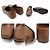 Tod's Mocassini da guida da uomo in pelle marrone Doppia FINE CITY Gommino - vista 5