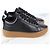 Bottega Veneta Sneakers con platform in pelle nere Nero - vista 4