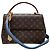 Louis Vuitton Borsa a tracolla Cluny in Monogram Canvas Glacier Blue MM Marrone