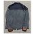 Gucci Denimjacke mit gewaschenem Logo Schwarz - Ansicht 4