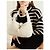 Gucci Borsa a tracolla Jackie Small in shearling a mezzaluna Multicolore - vista 10