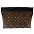 Louis Vuitton Pochette Discovery Monogram Macassar GM Clutch Multicolore - vista 4