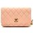 Chanel Mini borsa a tracolla WOC Golden Ball in agnello Arancione