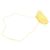 Bottega Veneta Mini Pouch Dumpling Crossbody Bag Yellow Giallo - vista 4