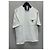 Prada Baumwoll-T-Shirt mit Dreieckslogo Silber - Ansicht 3