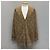Burberry Monogram Wool Silk Blend Cardigan Brown - view 2