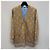 Burberry Monogram Wool Silk Blend Cardigan Brown - view 4