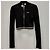 Miu Miu Logo Strickjacke mit Reißverschluss Silber - vista 2