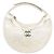 Chanel Borsa hobo a tracolla in mesh bianco
