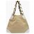 Chanel Borsa a tracolla in tessuto beige - vista 2