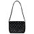 Chanel Borsa a tracolla So Black in vernice trapuntata CC Nero