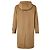 Off White Refurbished Hooded Coat Camel Brown - view 2