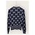 Gucci Cárdigan de jacquard de algodón GG Supreme azul oscuro - vista 4