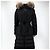 Abrigo largo de plumón Moncler Chloe Plata - vista 2