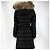 Abrigo largo de plumón Moncler Chloe Plata - vista 6