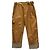 Gucci Pantaloni in tela con risvolto GG Denim Marrone