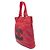 Chanel Borsa Tote CC Cabaret con frange e catena Rosso - vista 2