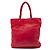 Chanel Borsa Tote CC Cabaret con frange e catena Rosso - vista 3